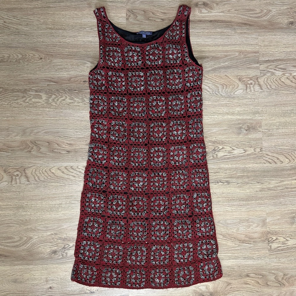 Vivienne Tam Crochet Sleeveless Dress
